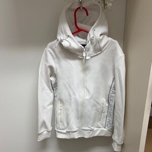 Cozy Kids White Zip-Up Hoodie